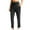 Black, variant on Womens Wide Leg Trousers High Waisted New Women's Casual Pants with Pockets High Waisted Stretch Ankle Pants Straight Leg Travel Athletic Work Trousers Brown L