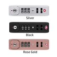 thumbnail image 3 of Customs Password Lock Anti-Theft 3 Digit Combination Lock for Travel Luggage Suitcase, 3 of 7