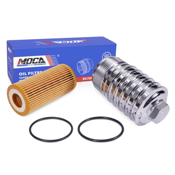 MOCA AUTOPARTS MO345 Aluminum Oil Filter Cap Fit for 2014-2024 Volkswagen Jetta 2.0L & 2018-2024 Volkswagen Tiguan 2.0L & 2015-2021 Volkswagen GTI 2.0L