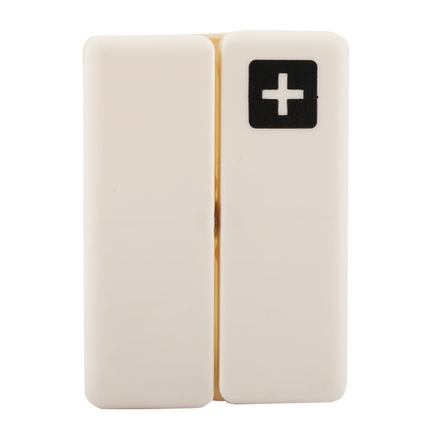 Daily Pill Organizer, Foldable Portable Pill Box Organizer with 7 Compartments, Daily Pill Holder Dispenser Pill Container Weekly Pill Case for Travel 7 Day Dose Pills
