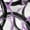 Purple Black, variant on Homewish Red Black Circle Twin Sheets,Modern Abstract Bedding,3 Pieces,1 Fitted Sheet and 1 Pillowcase