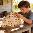 thumbnail image 2 of Wooden Gem Building Set Color Recognition and Stacking Educational Toy(32 Pcs)-B, 2 of 4