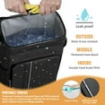 thumbnail image 4 of Starry Night Sky Cooler Backpack, Space and Cosmos Design with High-Performance Insulation, Leakproof for Outdoor Use, 4 of 6