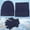 504_Navy, variant on Women's Scarf Hat And Gloves Set Winter Beanie Hat Scarf Gloves Warm Fleece Knit Winter Hats Screen Gloves Neck Scarf Set Winter Gifts For Unisex Adult, Women's Accessories Scarf ,Hat,& Gloves
