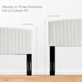 thumbnail image 6 of Modway Rebecca Performance Velvet King / California King Headboard in White, 6 of 12