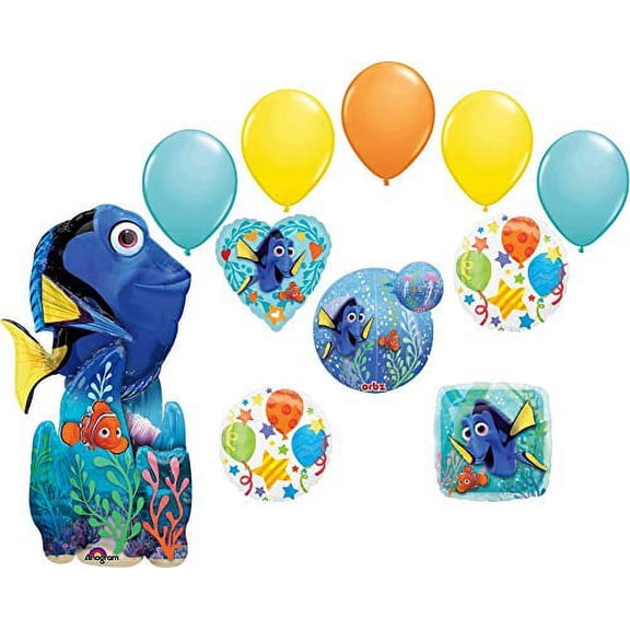 Finding Dory Birthday Party Supplies Airwalker Balloon Bouquet Decorations