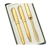 Aeropen International GS-2212 3 Pcs. Set Gold BP, RB and Letter Opener with Gift Box