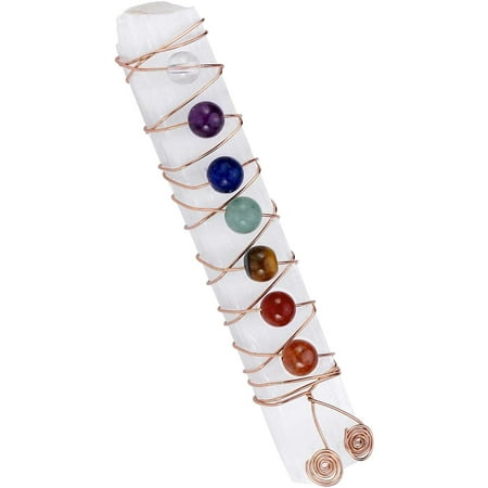 Chakra Crystals Selenite Crystal Stick: Natural Wand For Meditation & Décor Crystal Kit - Foto 4