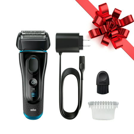 Braun Series 5 5140s Men's Electric Foil Shaver, Wet and Dry, Pop Up Precision Trimmer, Rechargeable and Cordless