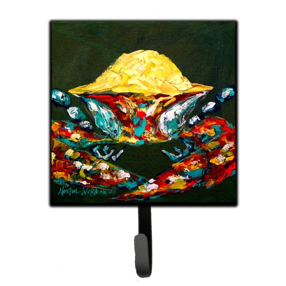 Carolines Treasures MW1049SH4 Crab Pick Me Leash or Key Holder 7Hx4.25W multicolor