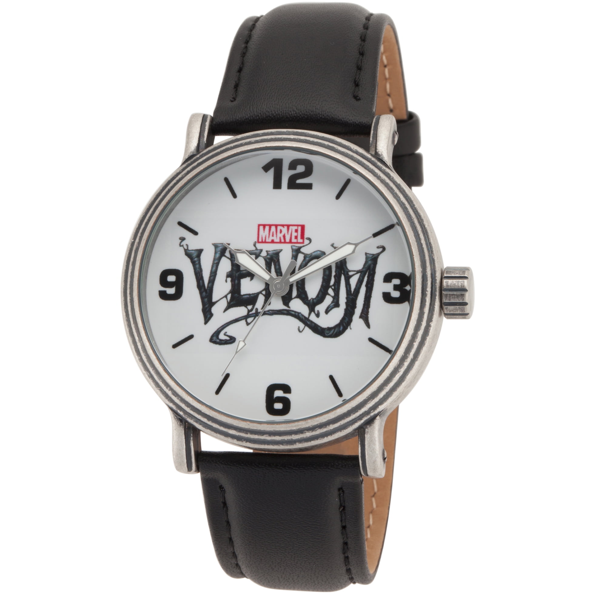 Venom Men's Antique Silver Alloy Vintage Watch