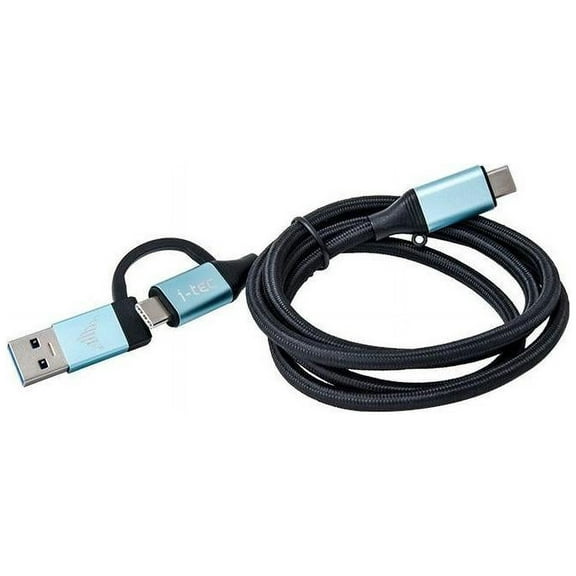i-tec USB-C Cable to USB-C with Integrated USB 3.0 Adapter C31USBCACBL
