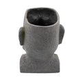 thumbnail image 4 of RESIN, 11" MOAI HEAD PLANTER, GRAY, 4 of 5
