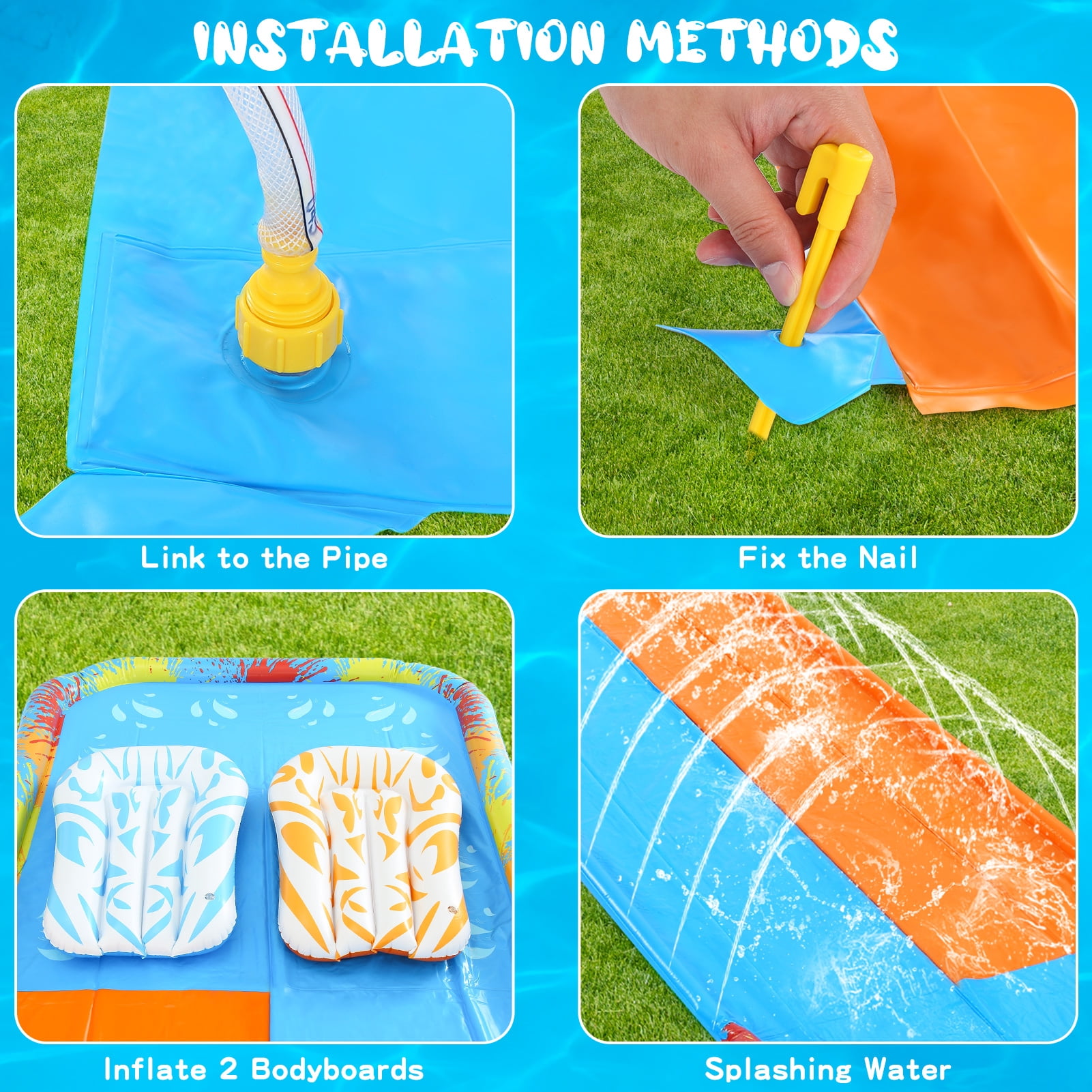 Aldi Lidl Slip And Slide Inflatable Water Slide TOY Life Giant