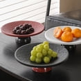 thumbnail image 1 of Elevated Fruit Bowl with Drainage System for Freshness - Modern Pedestal Plate for Countertop Display, 1 of 1