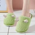 thumbnail image 5 of Vedolay Women's Slippers Knit House Slippers for Women Bedroom Slippers Green,41, 5 of 5