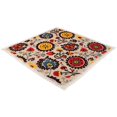 thumbnail image 1 of 3X Vintage Square Cotton Linen Lace Sun Flower Tablecloth, Washable Tablecloth Dinner Picnic Table Cloth, 1 of 7