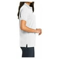 thumbnail image 3 of Yellow Rooster Women's Heavyweight Cotton Pique Female Polo Shirt White XS, 3 of 6