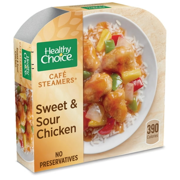 Healthy Choice Café Steamers Sweet & Sour Chicken Frozen Meal, 10 oz