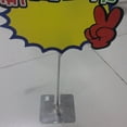thumbnail image 4 of facefd Adjustable Poster Stand T Shaped Poster Stand Adjustable Poster Board with Clip Store Counter, 4 of 9