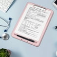 thumbnail image 2 of SITHON Nursing Clipboard with Storage, Heavy Duty Portable Writing A4 Clipboard with Compartment Organizer for Nurse Doctor Medical Professionals Teachers Sales Office, Pink, 2 of 7
