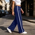 thumbnail image 4 of GigrtiJin Womens Wide Leg Pants Workout Casual Baggy Pants High Waisted Drawstring Joggers Hiking Pants with Pockets, 4 of 7