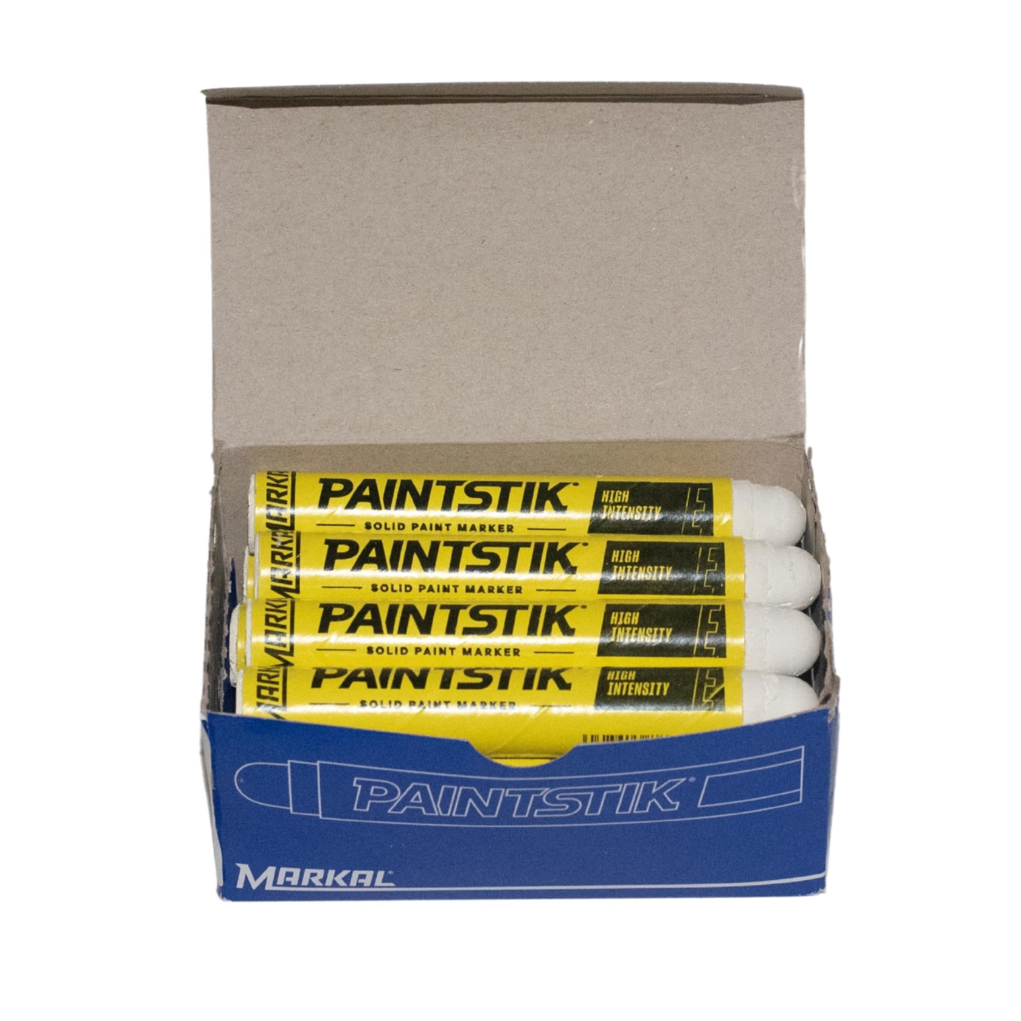 Markal White E Paintstiks - High Intensity Solid Paint Marking Crayon - Multi-Surface - Fast Drying - Wear & Water Resistant For Dimly Lit Areas – Dozen