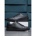 thumbnail image 3 of Men Minimalist Lace-Up Front Skate Shoes Men Business Shoes, 3 of 3