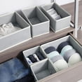 thumbnail image 3 of Nvzi 6 cajas de almacenamiento para organizar la despensa, perfectas para baño, armario, cocina, refrigerador y armario. 28 x 28 x 11 cm (verde)., 3 of 4