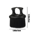thumbnail image 2 of Beauty Tools Brush For Barbers Natural Boar Brush Grooming Tool Soft Barber Brush Ergonomic Finger Ring Handle Mustache Combs Barbering Solution, 2 of 8