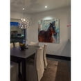 thumbnail image 5 of "Wild Brown Horse" Painting Print on Wrapped Canvas, 5 of 5