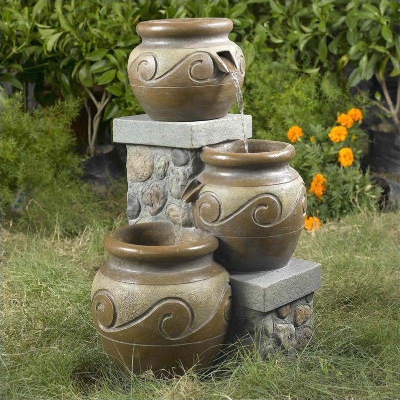 Jeco Venice Multi Pot Outdoor Indoor Fountain by Jeco Inc.