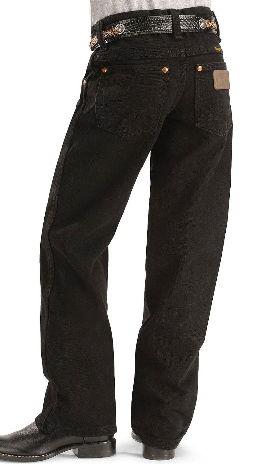 black wrangler jeans