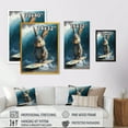 thumbnail image 4 of Designart Bunny Surfing I Canvas Wall Art, 4 of 5