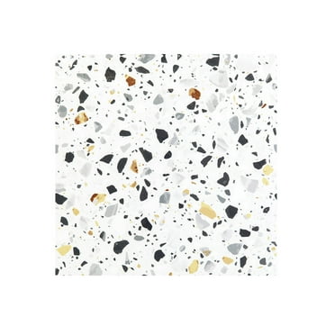 Mosaic Multi Vinyl Floor Tiles 20 PCs Self Adhesive Flooring - Actual Size 12" x 12"