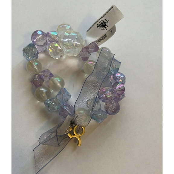 Disney Parks WDW 50th Celebration Mickey Icon Stretch Beaded Bracelet New