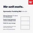 thumbnail image 2 of We Sell Mats – 4ft x 6ft Gymnastics Mat – Folding Tumbling Mat – Portable with Hook and Loop Fasteners, 2 of 9