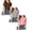 Brown 1PCS & Pink 1PCS & Light Gray 1PCS, variant on Shadoumai 3 Pack Girls Short Sleeve Tops Ribbed Knit Crew Neck Shirts Basic Solid Tees Slim Fit Casual T-Shirt Size 5-14