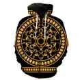 thumbnail image 1 of Sudadera con capucha y cremallera de lujo con estampado dorado para hombre, estilo informal, estilo Harajuku, estilo hip hop, con estampado 3D, para adolescentes, divertida, de primavera, 1 of 6