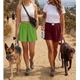 thumbnail image 7 of Airmenty Womens Shorts Casual Drawstring Shorts Elastic Waist Shorts for Women Lightweight Shorts with Pockets S-2XL, 7 of 7