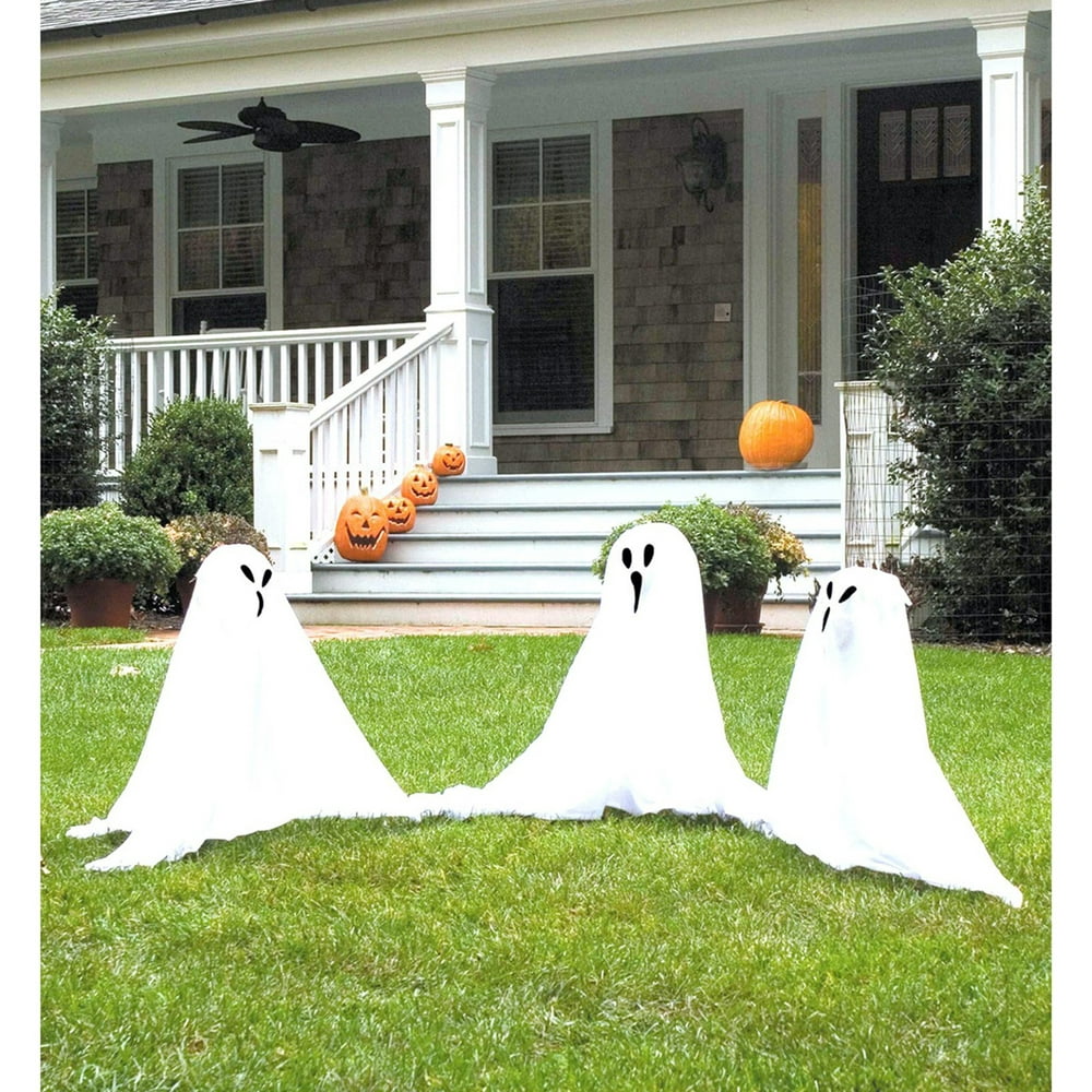 Group of Spooky Ghost Lawn Props - Walmart.com - Walmart.com