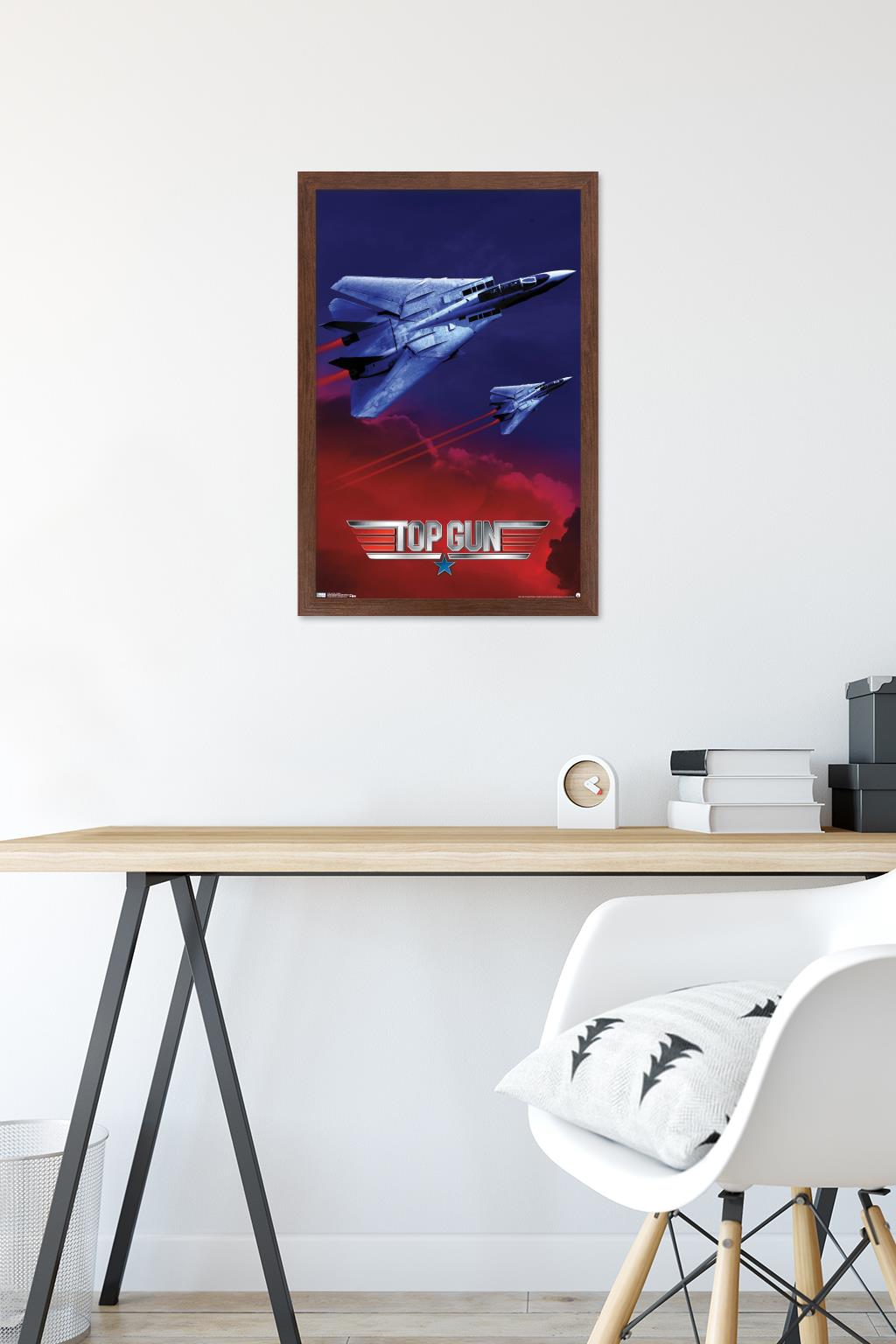 Top Gun - Wingman Wall Poster, 14.725" x 22.375", Framed