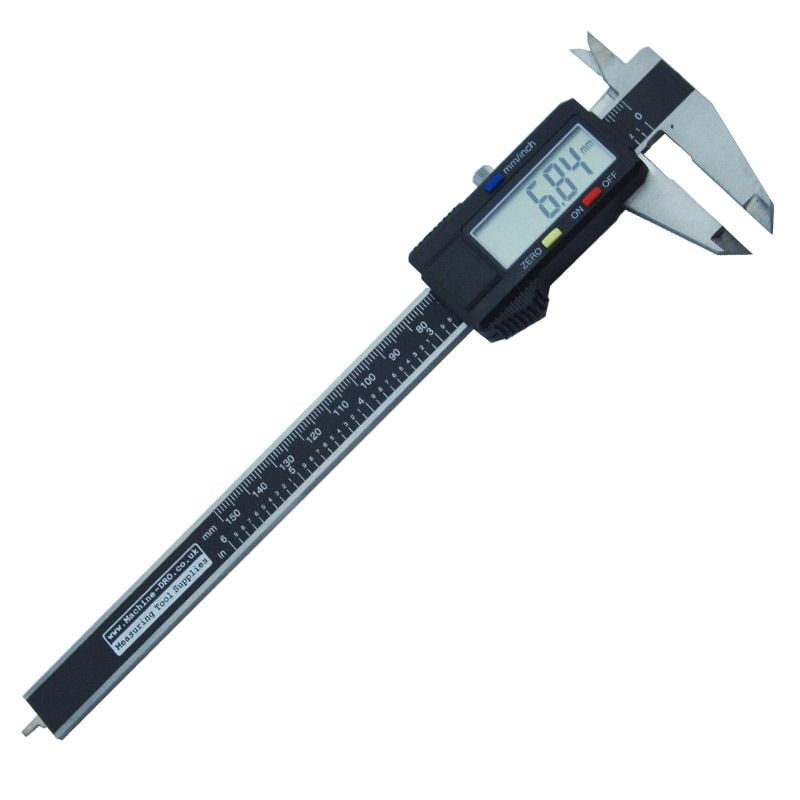 Left Handed Digital Calipers 150mm (6")