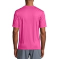 thumbnail image 2 of Hanes 4 oz. T-Shirt (4820) Wow Pink, 2XL, 2 of 6