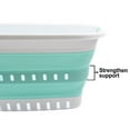 thumbnail image 5 of SAMMART 37L (9.77 gallon) Collapsible Plastic Laundry Basket - Foldable Pop Up Storage Container / Organizer - Portable Washing Tub - Space Saving Hamper / Basket, 5 of 7