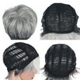 thumbnail image 6 of Wig with Bangs, Wigs for Women, Wig European And Short Curly Hair Grandma Gray Partial Wig, 6 of 9