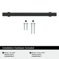 thumbnail image 2 of Miseno Mcp8631 Skyway 6-5/16" Center To Center Bar Cabinet Pull - Black, 2 of 4