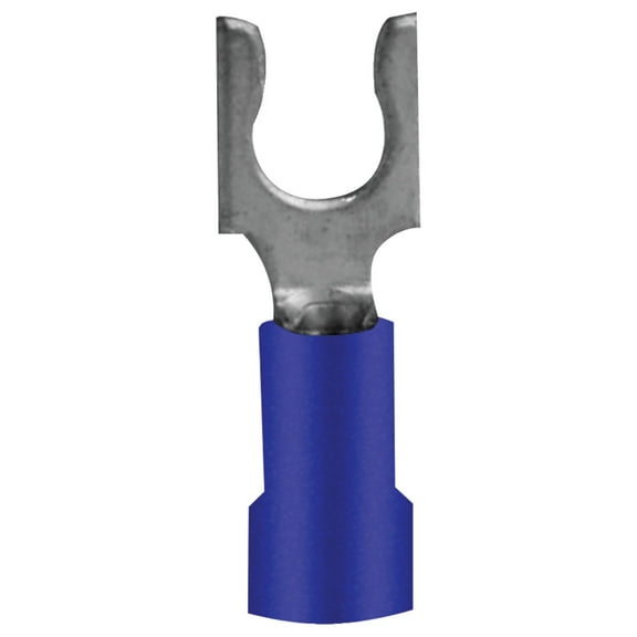 Install Bay BVST8 Vinyl Fork Spades, 100 Pk (16-14 Gauge, #8)