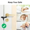 thumbnail image 6 of Clearance Hardware door stopper under $6,Door Lock Door Lock Portable Travel Hotel Door Lock Home Door Locker Travel Locks C 2PC, 6 of 9