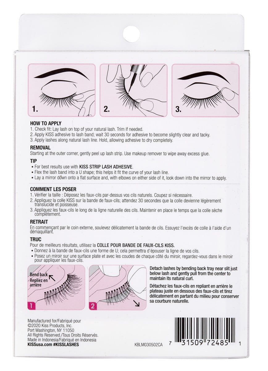 Kiss So Wispy Pixie Lashes 5 Pairs (Pack of 3)